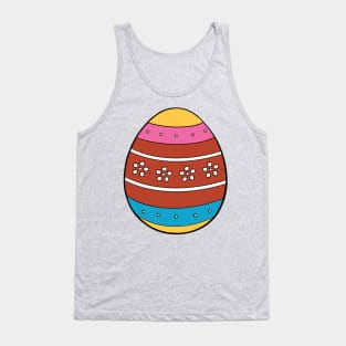 Dotted Flowers Easter Egg Tank Top